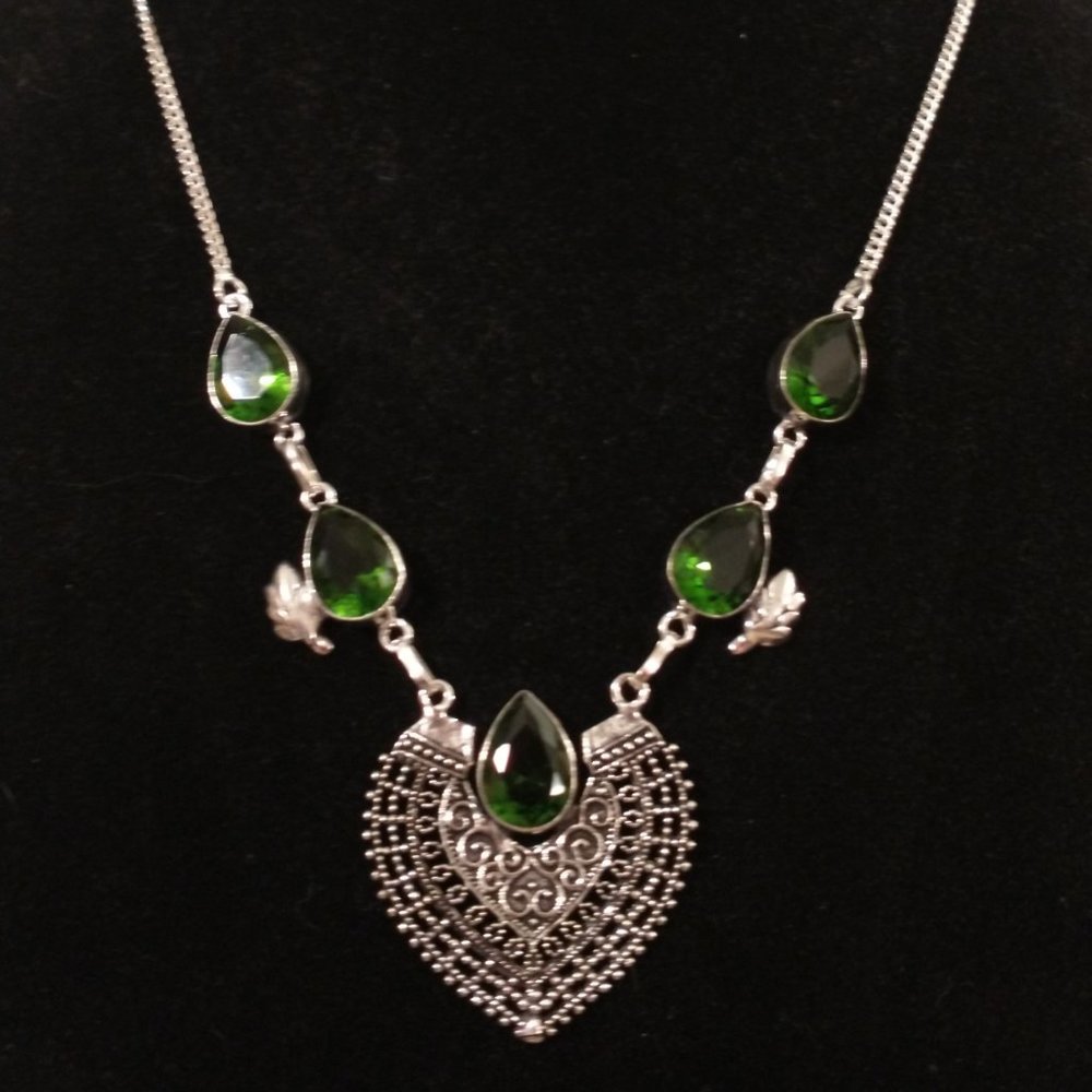 Green Glass Necklace